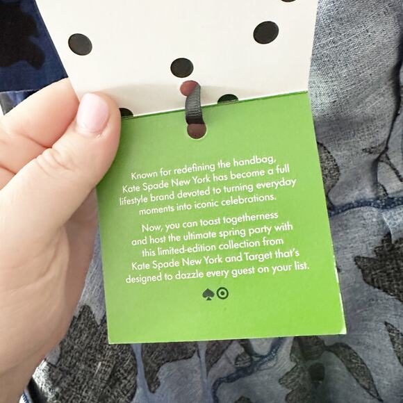 Kate Spade New York X Target One Shoulder Blue Black Jumpsuit Women's Size 16‎ - Picture 7 of 15